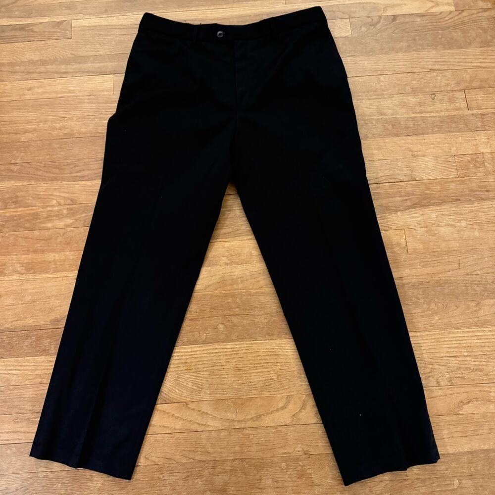 Men's Perry Ellis Portfolio black dress pants size 36 x 31
b15